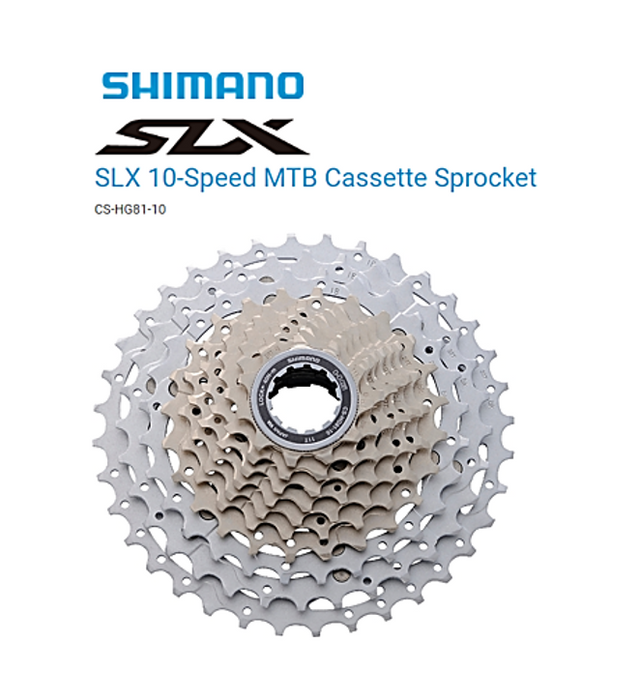 Shimano Cassette Sprocket 10 speed CS-HG81 SLX