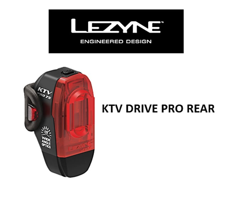 Lezyne KTV PRO Drive USB Rechargeable Rear Light