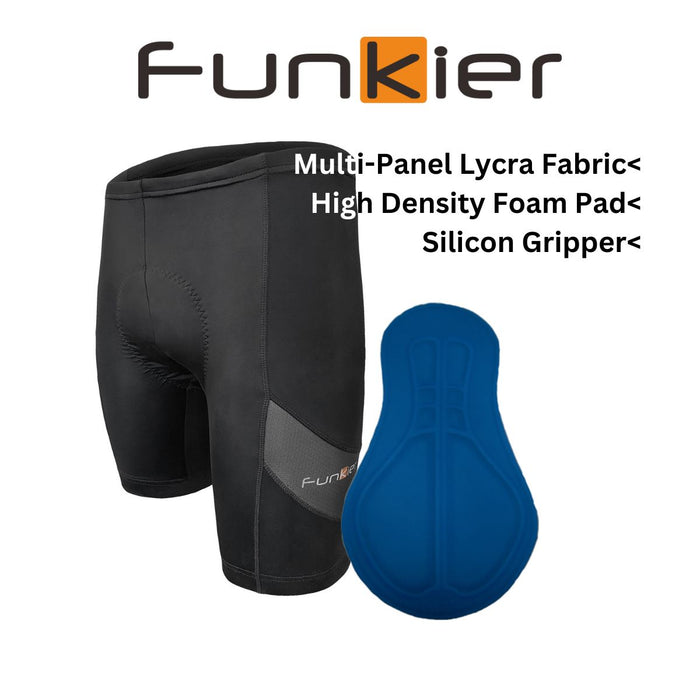 Funkier Men's Cycling Tights with High Density Foam Pad S210-B14