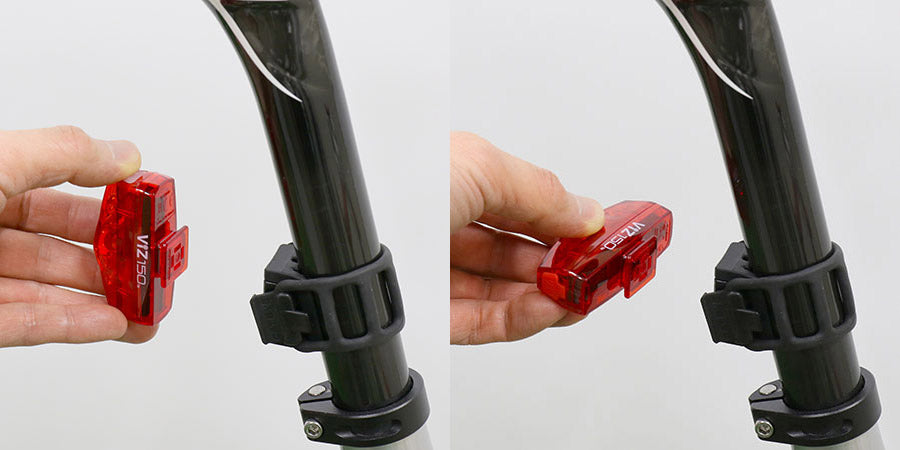 Cateye Rear Light Mount Strap SP-15 for Round / Aero Seat Post