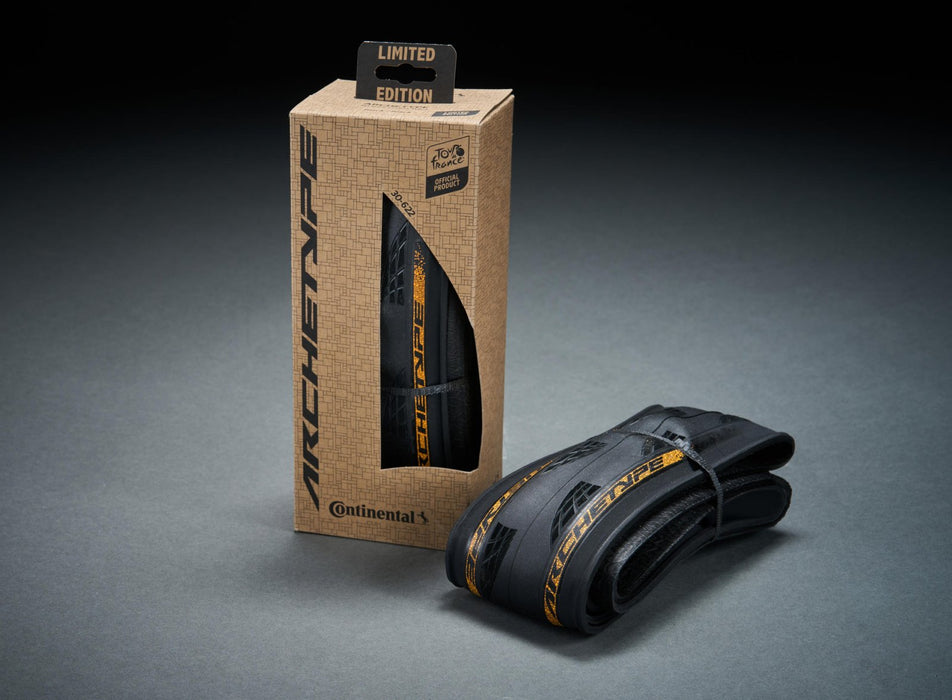 Continental Archetype TdF Tour de France Limited Edition Tubeless Ready Hookless Compatible Tires (Sold as a Pair)