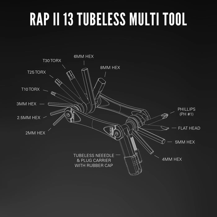 Lezyne Rap II Compact Multi Tool for Bicycles