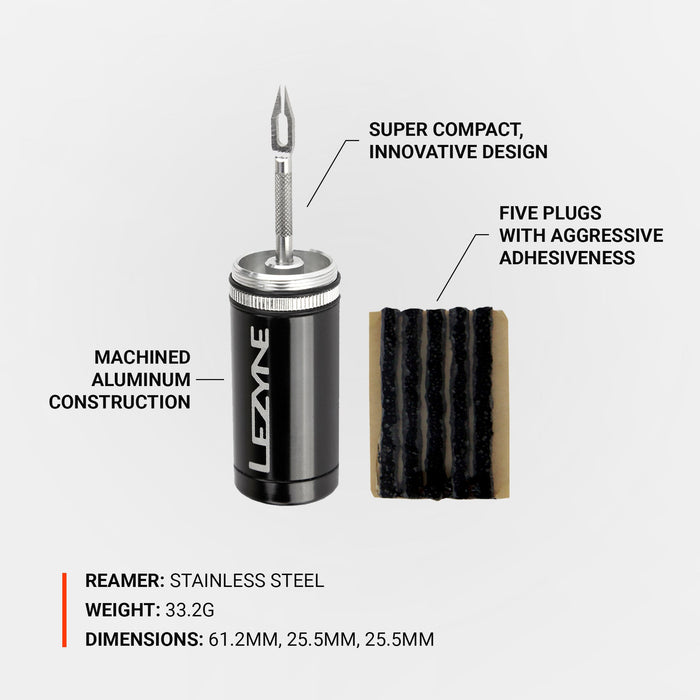Lezyne Portable Tubeless Tire Repair Kit