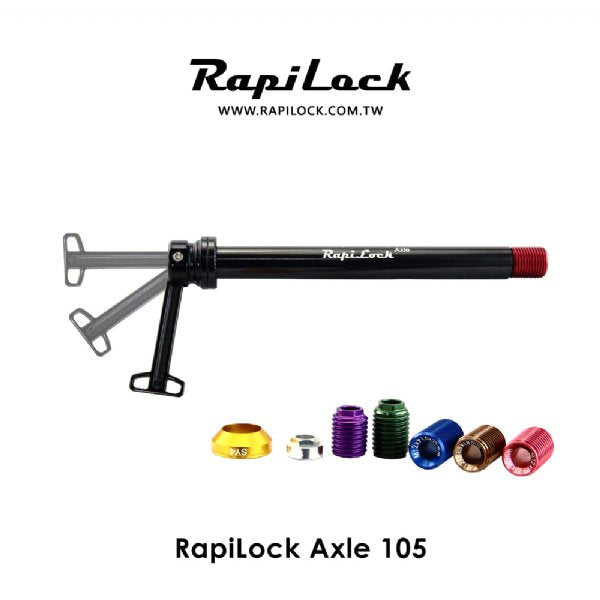RapiLock Through Axle Set for Road Bikes with Disc Brakes φ12x142