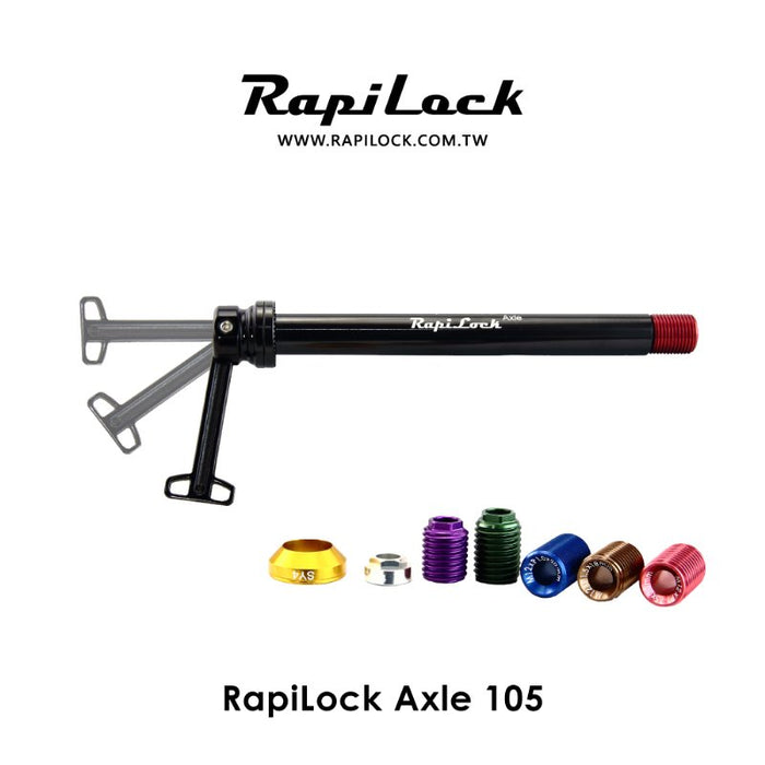 RapiLock Through Axle Set for Road Bikes with Disc Brakes φ12x142