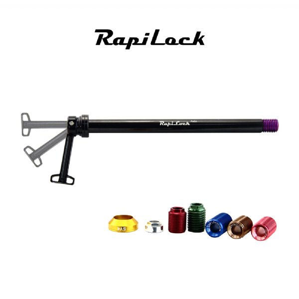 RapiLock Through Axle Set for Road Bikes with Disc Brakes φ12x142