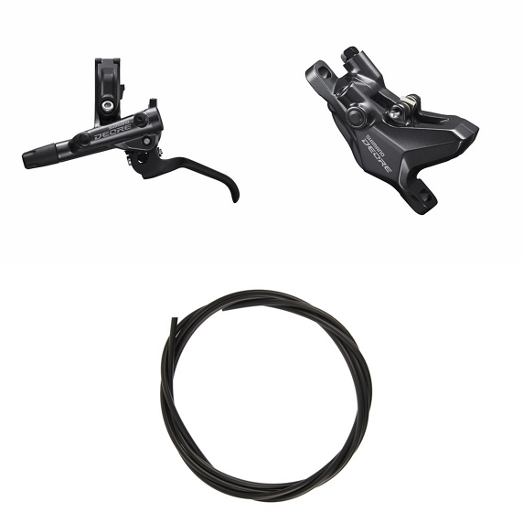 Shimano MTB Hydraulic Disc Brake Set M6100 Deore with Brake Lever BL-M6100 & Brake Caliper BR-M6100