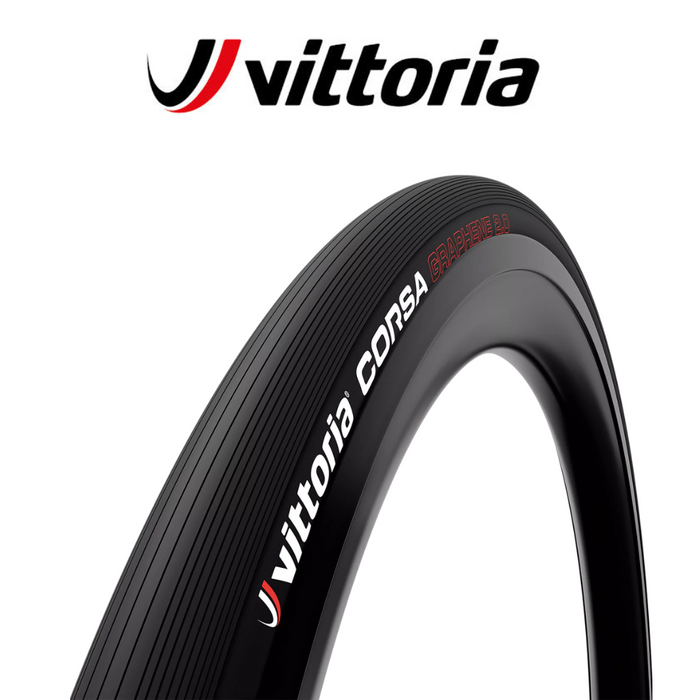 Vittoria Corsa Tubular with Graphene 2.0 4C 28 inch 23mm (Black)
