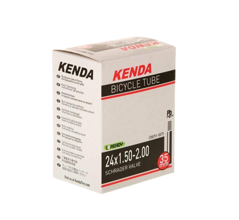 Kenda Tire Inner Tube 24 inch 1.50-2.00" Schrader Valve