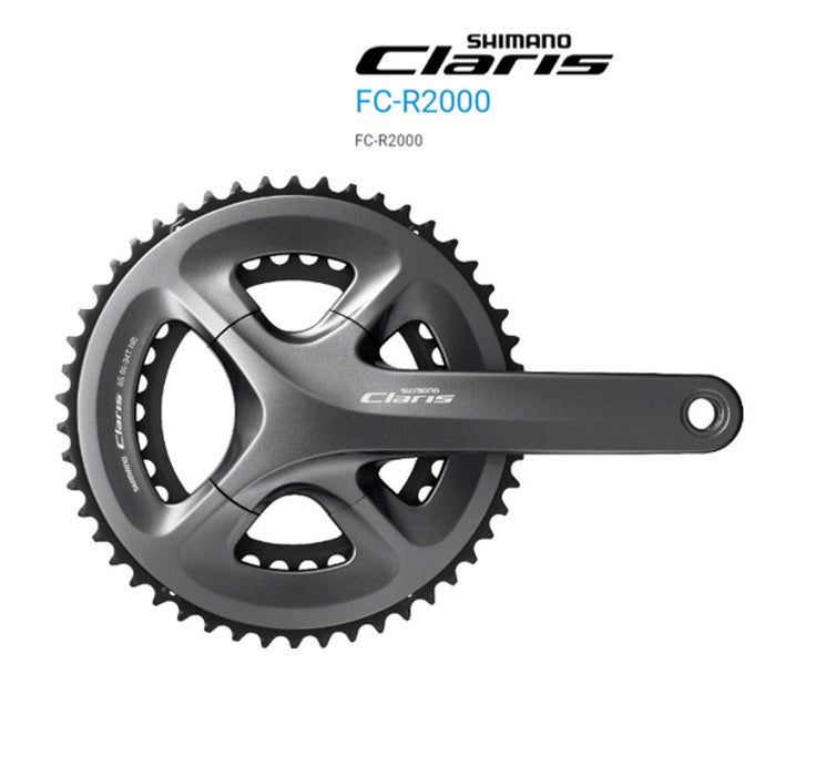 Shimano FC-R2000 Claris 2x8 Speed Crankset 50-34T