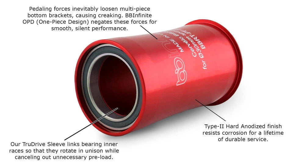 BBInfinite Bottom Bracket BB30 Ceramictech