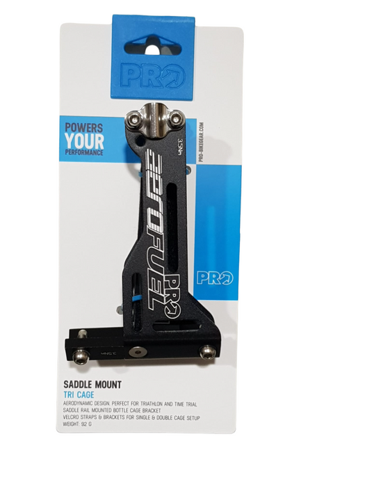 PRO Tri Cage Saddle Mount (Black)