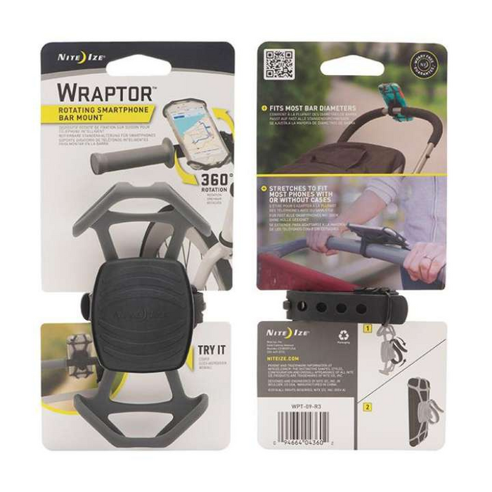 NiteIze Nite Ize Wraptor Rotating Phone Handle Bar Mount Holder
