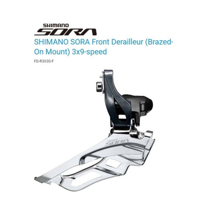 Shimano Sora R3000 Front Deraileur Braze On for 9 Speed