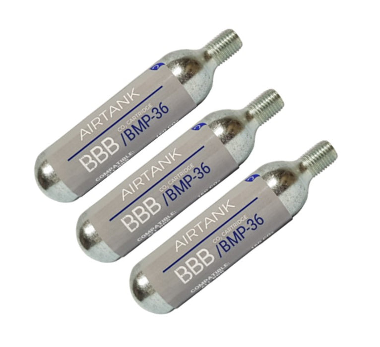 BBB CO2 Threaded Cartridge AirTank BMP-36 16g