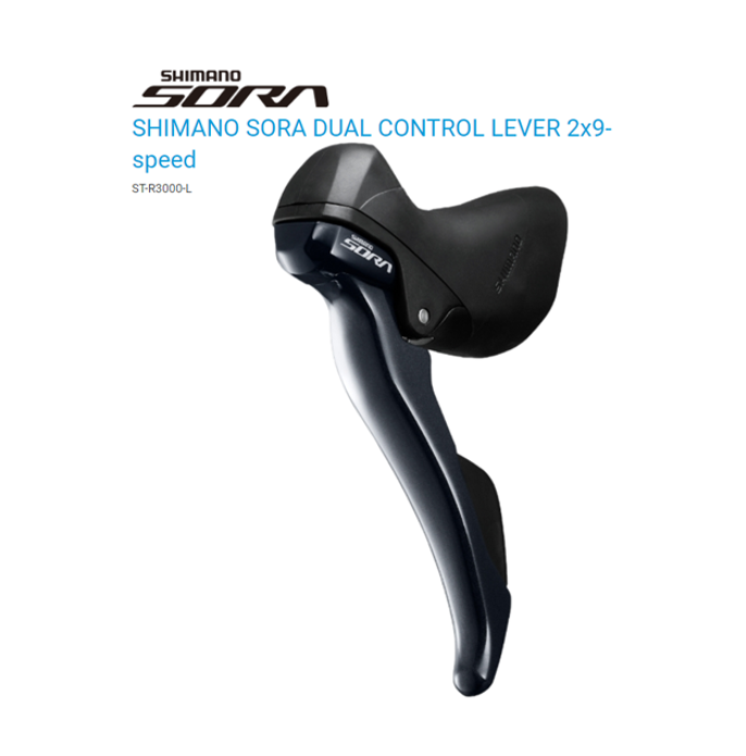 Shimano Sora ST-R3000 2x9 STI Shifter Set Pair