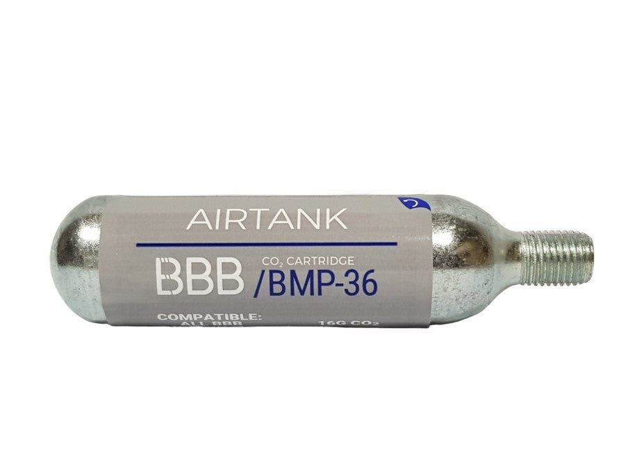 BBB CO2 Threaded Cartridge AirTank BMP-36 16g