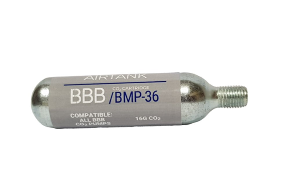 BBB CO2 Threaded Cartridge AirTank BMP-36 16g