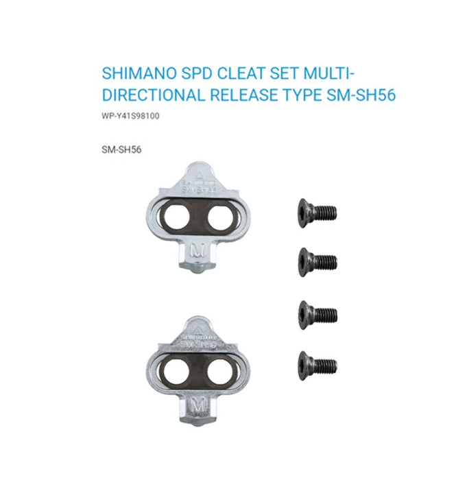 Shimano SPD Cleats SM-SH51 SM-SH56 CL-MT001