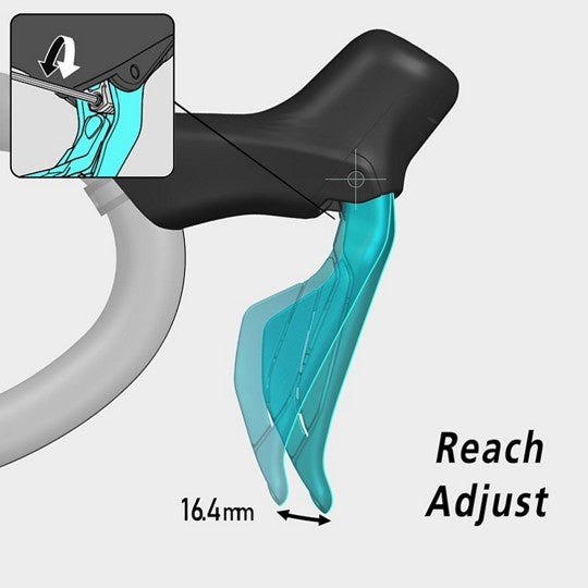 Shimano 105 ST-R7170 Di2 Hydraulic Disc Brake Dual Control Levers Shifters with Brake Calipers BR-R7170 2x12 Speed