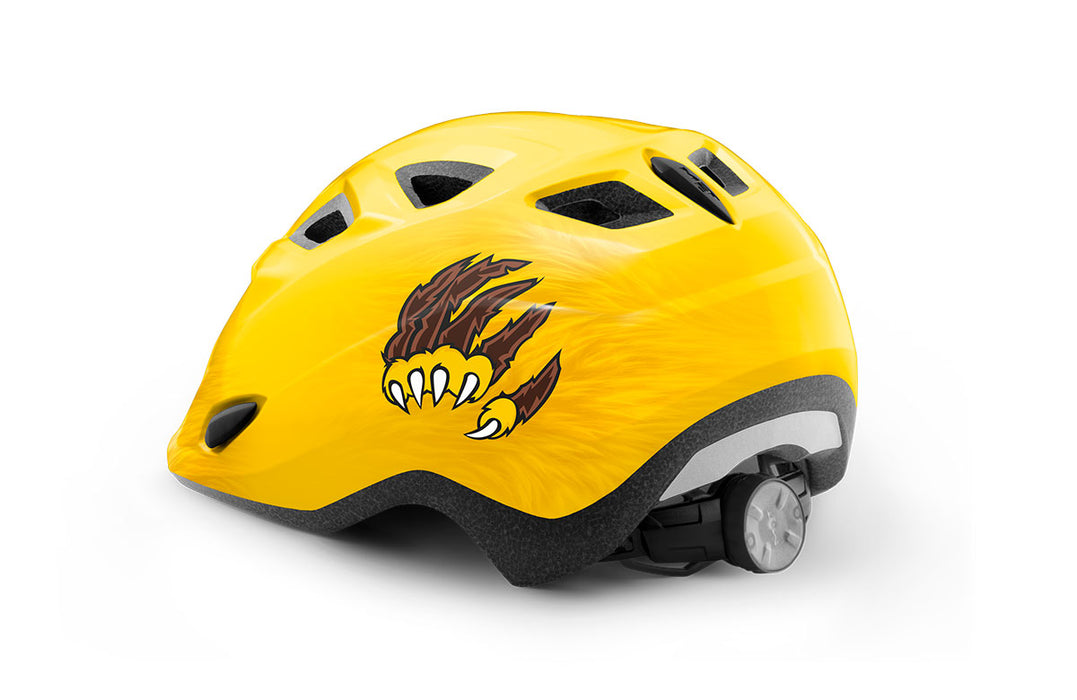 MET Kid's Helmet Elfo Genio Yellow Lion