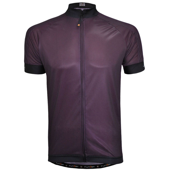 Funkier Men's Active Short Sleeve Cycling Jersey J930 Merlot