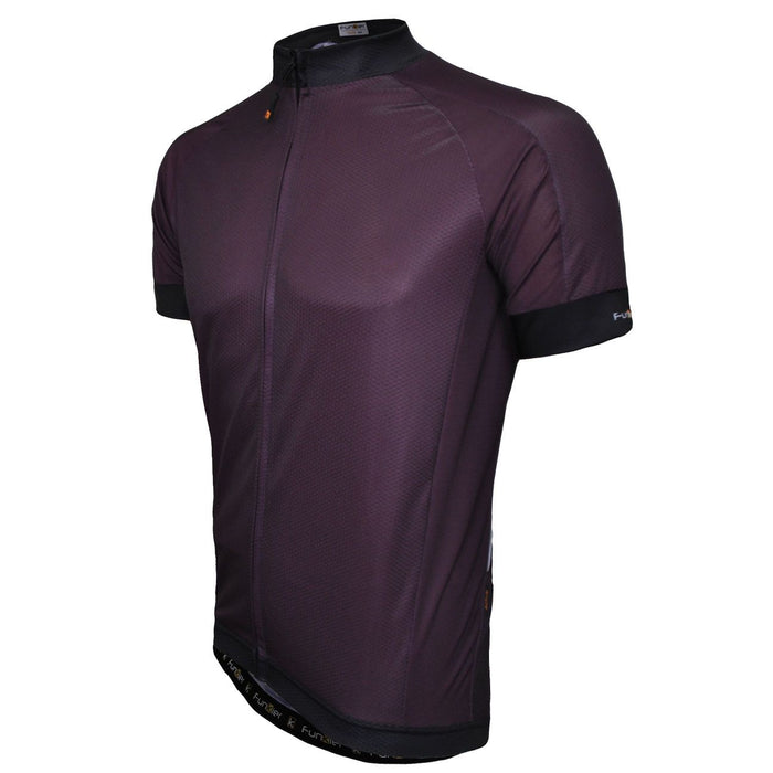 Funkier Men's Active Short Sleeve Cycling Jersey J930 Merlot