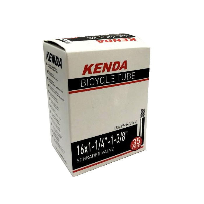 Kenda Bicycle Tire Inner Tube 16 inch 1-1/4 to 1-3/8