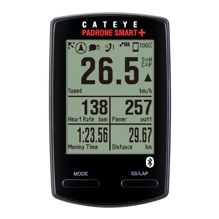 Cateye Padrone Smart+ Speedometer with Speed & Cadence Sensor