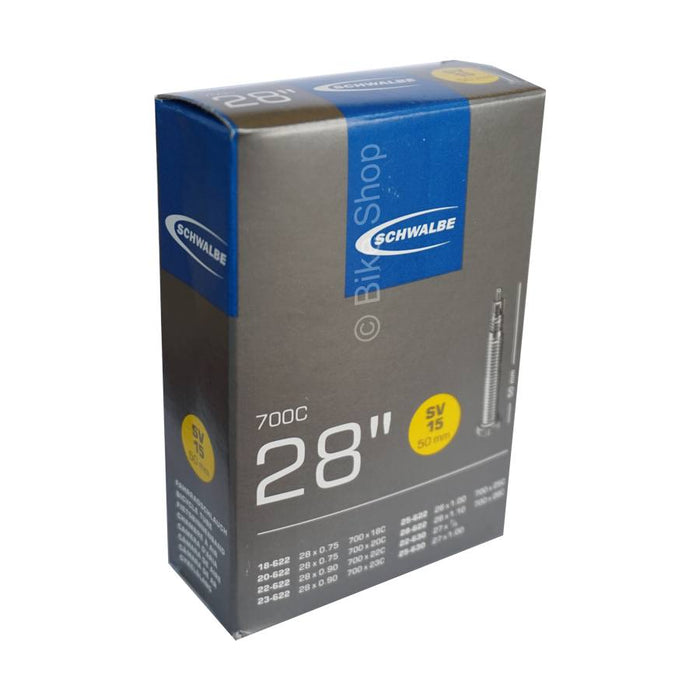 Schwalbe Tire Inner Tube 700c 18/28 with Removable Presta Valve Core