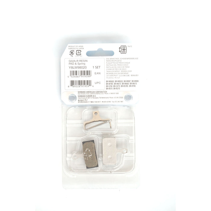 Shimano Disc Brake Pads G02A (Resin)