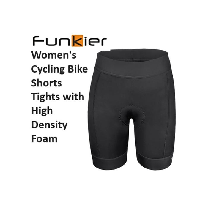 Funkier Women's Cycling Shorts Tights with High Density Foam