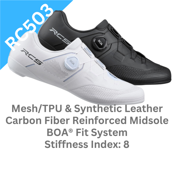 Shimano SPD-SL Road Cycling Shoes SH-RC503 (Wide Fit) — Bike Stop