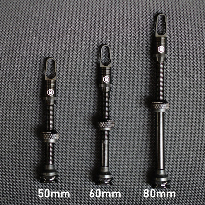 BUILT Tubeless Valve 50mm, 60mm, 80mm