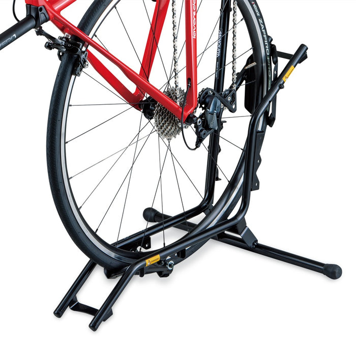 Minoura 2-Way Bike Storage Stand to Store Bicycle Vertically or Horizontally