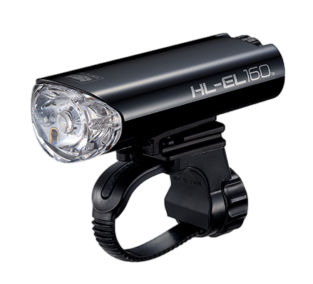 Cateye Front Light HL-EL160 2x AA Battery Operated