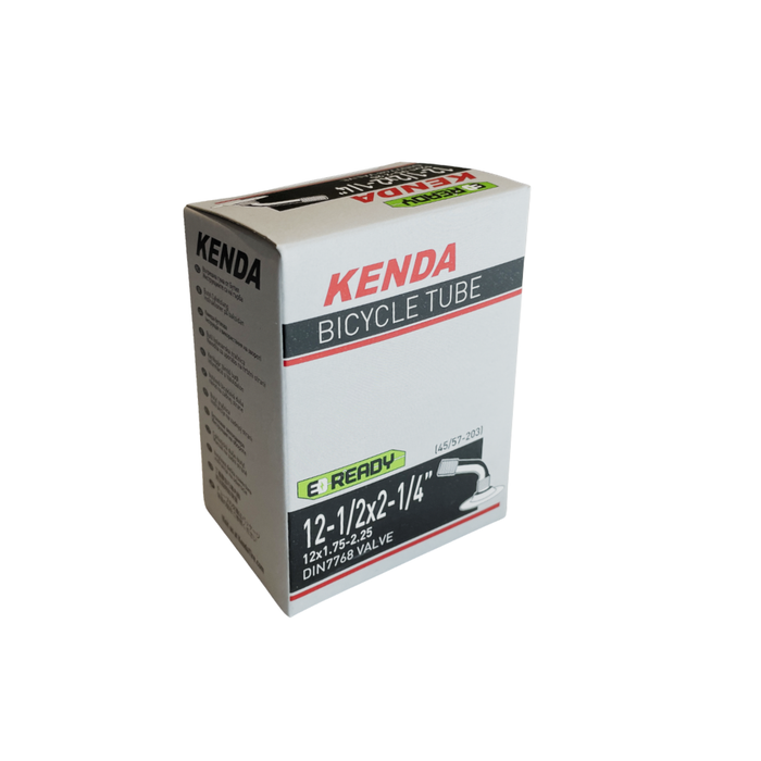 Kenda Bicycle Tire Inner Tube 12in 1.75/2.25" Schrader Angled Valve