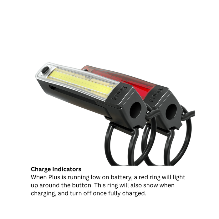 Knog Plus Front / Rear Bike Light 40 / 20 Lumens
