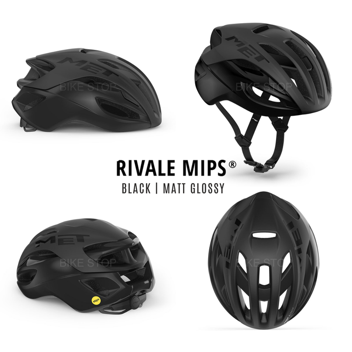 MET Rivale Road Cycling Helmet Equipped with Mips® Safety System