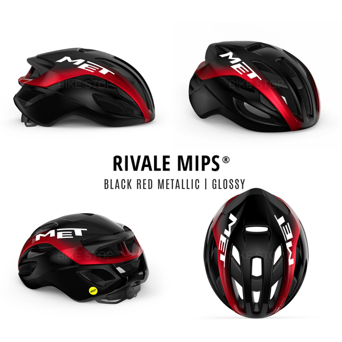 MET Rivale Road Cycling Helmet Equipped with Mips® Safety System