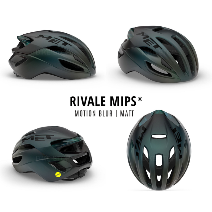 MET Rivale Road Cycling Helmet Equipped with Mips® Safety System