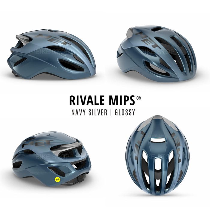 MET Rivale Road Cycling Helmet Equipped with Mips® Safety System