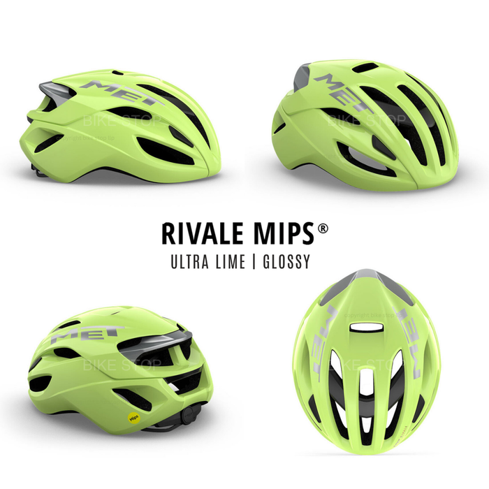 MET Rivale Road Cycling Helmet Equipped with Mips® Safety System