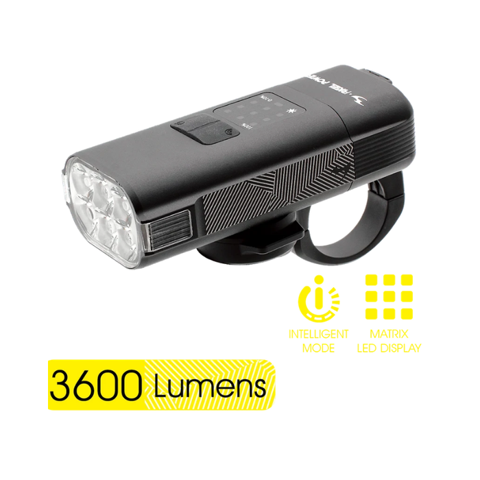 Moon Rigel Power USB C Rechargeable Front Light 3600 Lumens
