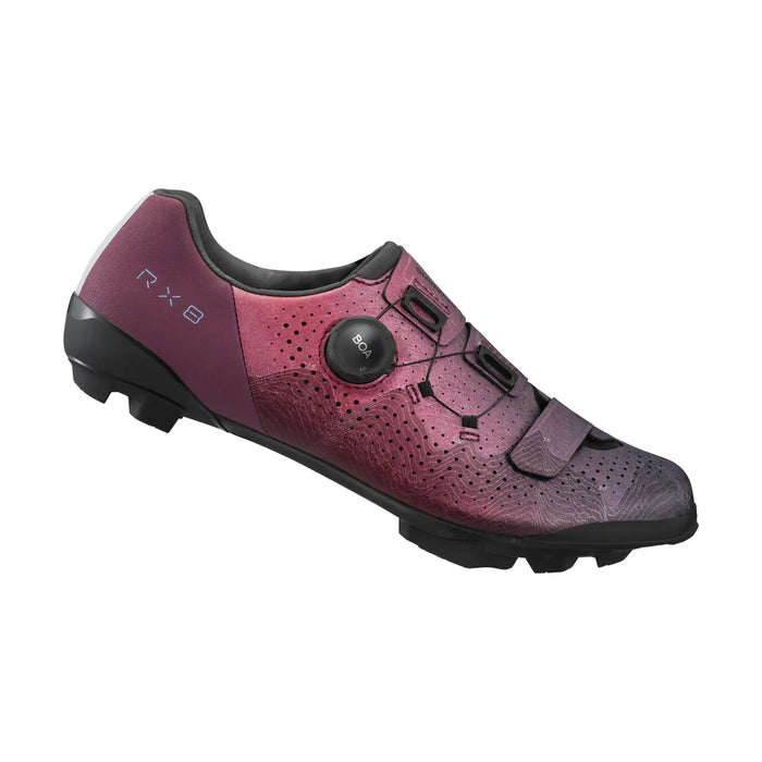 Purple top cycling shoes