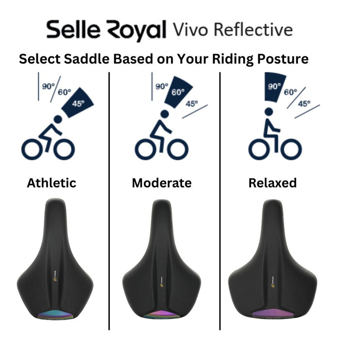 Selle Royal Vivo Reflective Bicycle Saddle