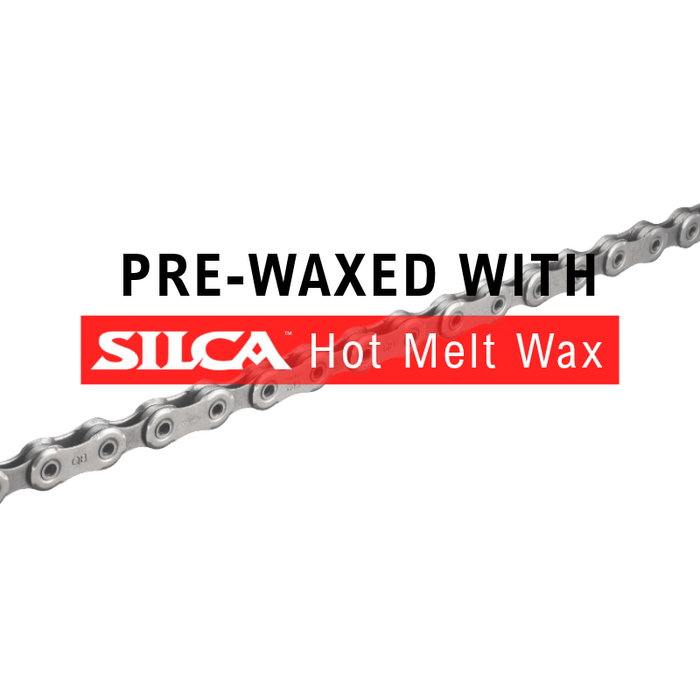 Shimano CN-M9100 XTR Dura Ace 12 Speed Chain with Silca Hot Melt Wax
