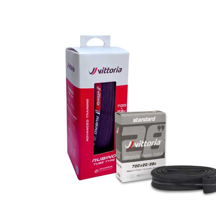 Vittoria Rubino V Tubed Clincher Road Tire with Graphene 2.0