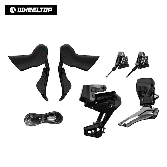 Wheeltop EDS-TX Wireless 3-14 Speeds Electronic Shifter/Derailleur for Road Bike