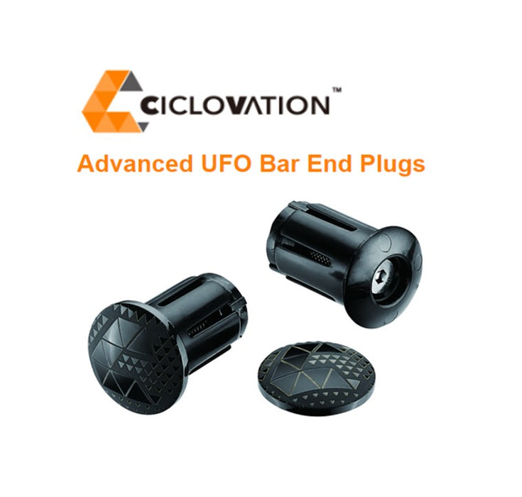 Ciclovation Bar End Plug 1 pair (Black)